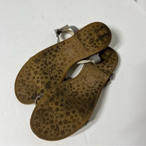 Stuart Weitzman Camia Doraly Crystalized T-Strap Sandal 5 - Picture 7 of 10